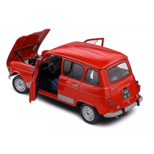 RENAULT R4 GTL 1989 RED 1:12 Solido Auto Stradali Modellino