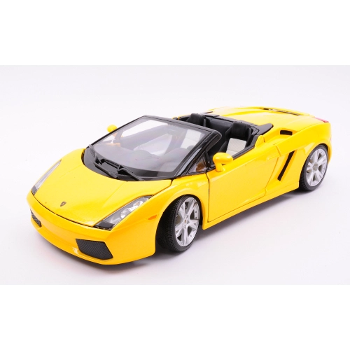LAMBORGHINI GALLARDO SPYDER 2006 YELLOW 1:18 Burago Auto Stradali Modellino