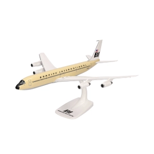 BOEING 707-320 SOLID BEIGE 1:144 Herpa Aerei Modellino