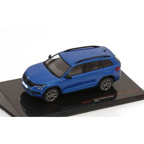 SKODA KODIAQ SPORTLINE 2018 METALLIC BLUE 1:43 Ixo Model Auto Stradali Modellino