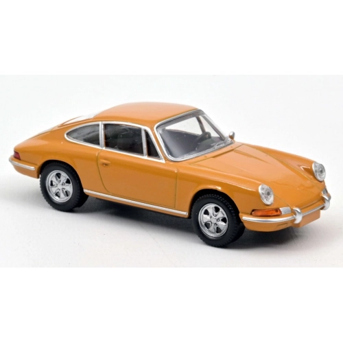 PORSCHE 911 1969 BAHAMA YELLOW JET CAR 1:43 Norev Auto Stradali Modellino