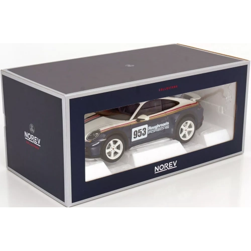 PORSCHE 911 DAKAR 2023 ROUGHROADS 1:18 Norev Auto Rally Modellino