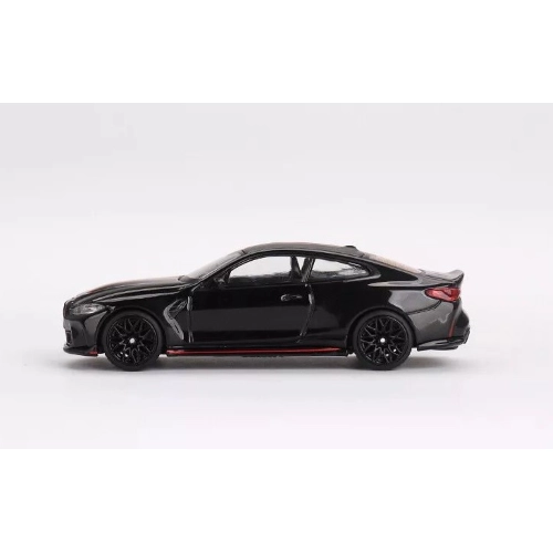 BMW M4 CSL BLACK SAPPHIRE 2023 1:64 Mini GT Auto Stradali Modellino