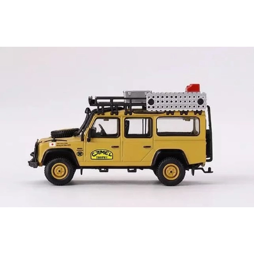 LAND ROVER DEFENDER 110 JAPAN CAMEL TROPHY 1989 1:64 Mini GT Auto Competizione Modellino