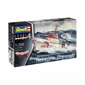 SEARCH & RESCUE VESSEL HERMANN MARWEDE 1:200 Revell Kit Navi Modellino