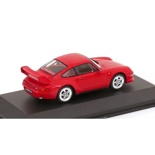 PORSCHE 911 993 RS CLUBSPORT COUPE 1993 RED 1:43 Solido Auto Stradali Modellino