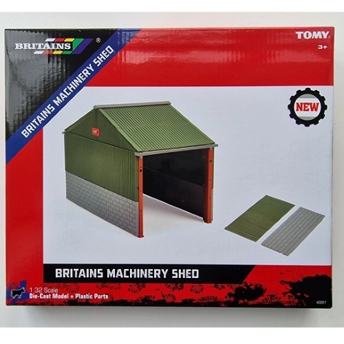 RICOVERO MACCHINE BRITAINS MACHINERY SHED 1:32 Britains Mezzi Agricoli e Accessori Modellino