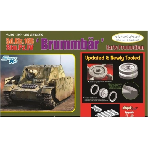 Sd.Kfz.166 Stu.Pz. IV BRUMMBAR PRODOTTO DALLA BRUMM x KURSK KIT 1:35 Dragon Kit Mezzi Militari Modellino