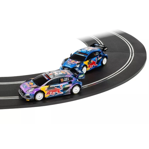 PISTA PUMA WRC SET HOT LAPS cm 210 x 140 1:32 Scalextric Slot Modellino