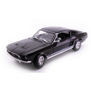 FORD MUSTANG GTA FASTBACK 1967 BLACK 1:18 Maisto Auto Stradali Modellino