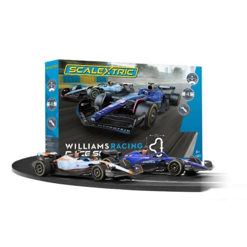 PISTA WILLIAMS RACING SET 191x132 cm - TRACK LENGTH cm 484 1:32 Scalextric Slot Modellino