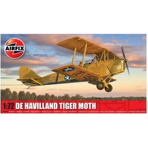 DE HAVILLAND TIGER MOTH KIT 1:72 Airfix Kit Aerei Modellino