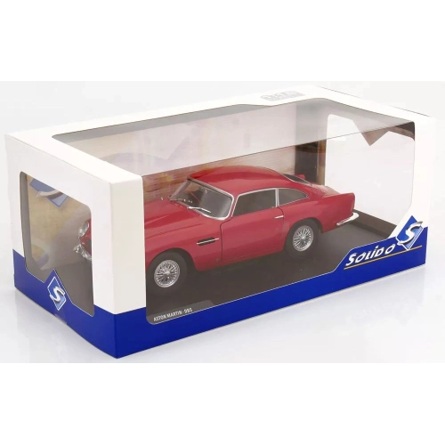 ASTON MARTIN DB5 COUPE 1964 RED 1:18 Solido Auto Stradali Modellino