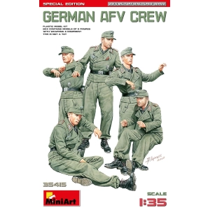GERMAN AFV CREW KIT 1:35 Miniart Kit Figure Militari Modellino