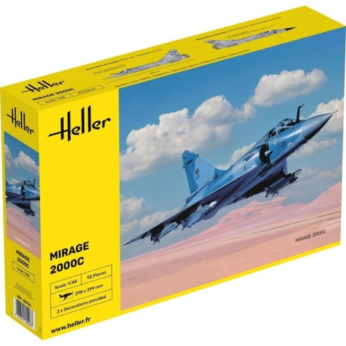 MIRAGE 2000 C KIT 1:48 Heller Kit Aerei Modellino