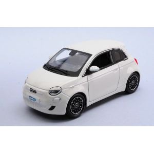 FIAT 500e 2023 LIGHT WHITE 1:24 Burago Auto Stradali Modellino