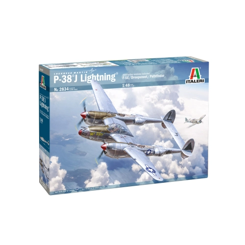 P-38 J LIGHTNING KIT 1:48 Italeri Kit Aerei Modellino