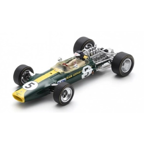 LOTUS 49 N.5 WINNER BRITISH GP 1967 JIM CLARK 1:43 Spark Model Formula 1 Modellino