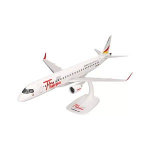 EMBRAER E190 GERMAN AIRWAYS "HERPA 75 YEARS" 1:100 Herpa Aerei Modellino