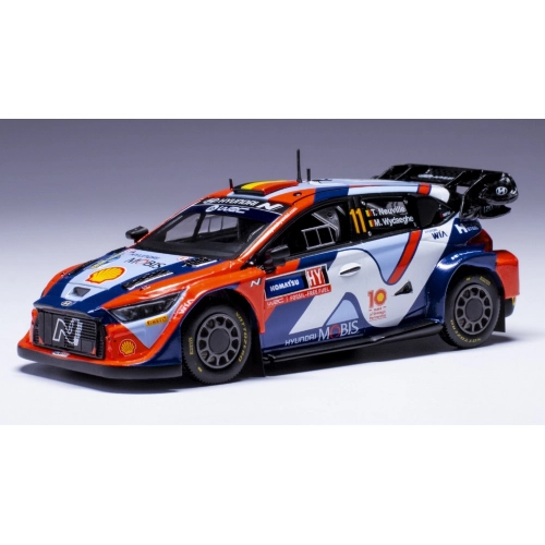 HYUNDAI i20 N WRC N.11 RALLY SWEDEN 2024 NEUVILLE-WYDAEGHE 1:43 Ixo Model Auto Rally Modellino