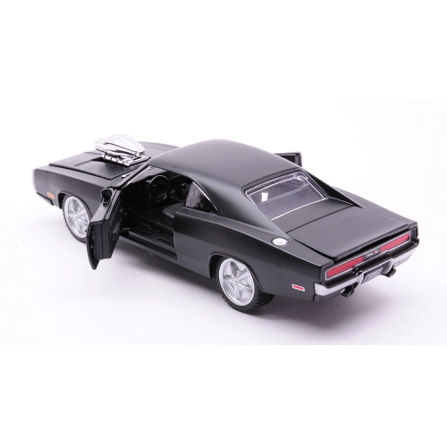 DODGE CHARGER R/T 1970 ENGINE VERSION BLACK 1:36 Rastar Auto Stradali Modellino