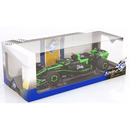 SAUBER C44 TEAM STAKE KICK N.24 BAHRAIN GP 2024 ZHOU GUANYU 1:18 Solido Formula 1 Modellino