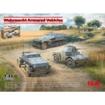 WERMACHT ARMORED VEHICLES KIT 1:35 ICM Kit Mezzi Militari Modellino