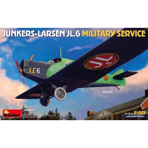JUNKERS-LARSEN JL.6 MILITARY SERVICE KIT 1:48 Miniart Kit Aerei Modellino