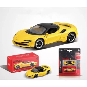 FERRARI SF90 STRADALE YELLOW 1:64 Maisto Auto Stradali Modellino