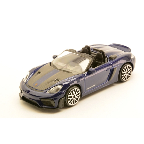 PORSCHE 718 SPYDER RS 2024 NIGHT BLUE 1:43 Burago Auto Stradali Modellino
