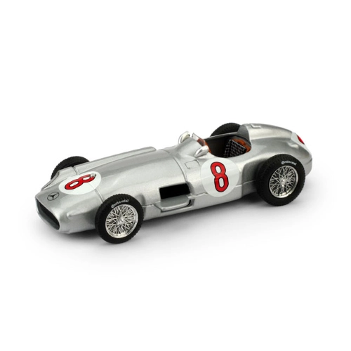 MERCEDES J.M.FANGIO 1955 N.8 WINNER DUTCH GP WORLD CHAMPION 1:43 Brumm Formula 1 Modellino