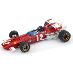 FERRARI 312B J.ICKX 1970 N.12 WINNER AUSTRIAN GP WITH PILOTE 1:43 Brumm Formula 1 Modellino