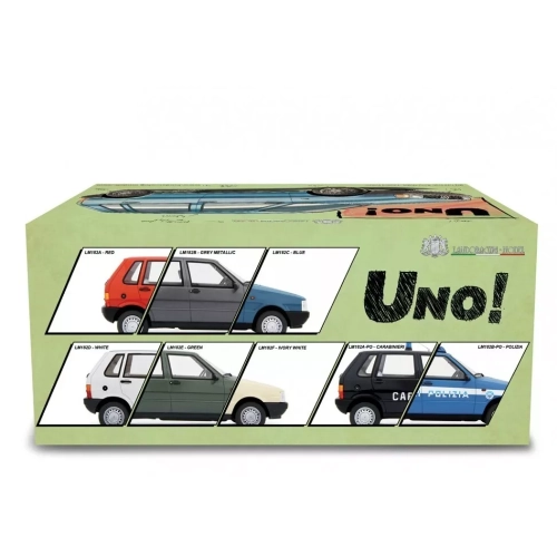 FIAT UNO 55S 1983 RED 1:18 Laudo Racing Auto Stradali Modellino