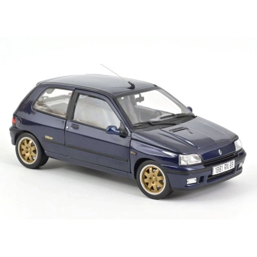 RENAULT CLIO WILLIAMS 1993 BLUE REPRODUCTION 1:18 Norev Auto Stradali Modellino