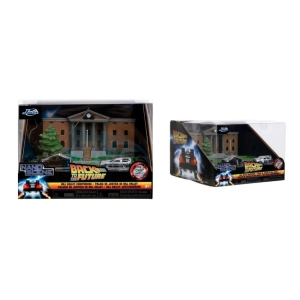 DIORAMA CLOCK TOWER BACK TO THE FUTURE (CARS mm 40) NANO SCENE Jada Toys Movie Modellino