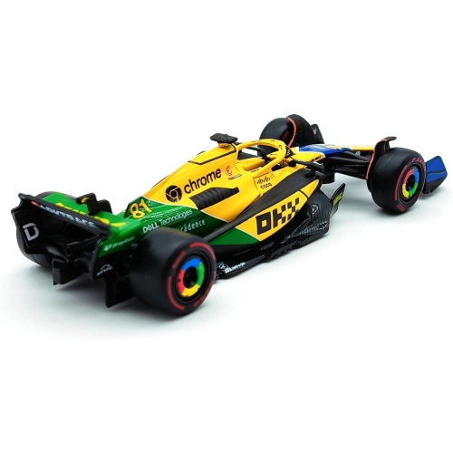 MCLAREN MCL 38 N.81 2nd MONACO GP 2024 OSCAR PIASTRI "SENNA 30th Anniversario" 1:43 Burago Formula 1 Modellino
