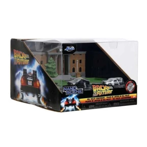 DIORAMA CLOCK TOWER BACK TO THE FUTURE (CARS mm 40) NANO SCENE Jada Toys Movie Modellino