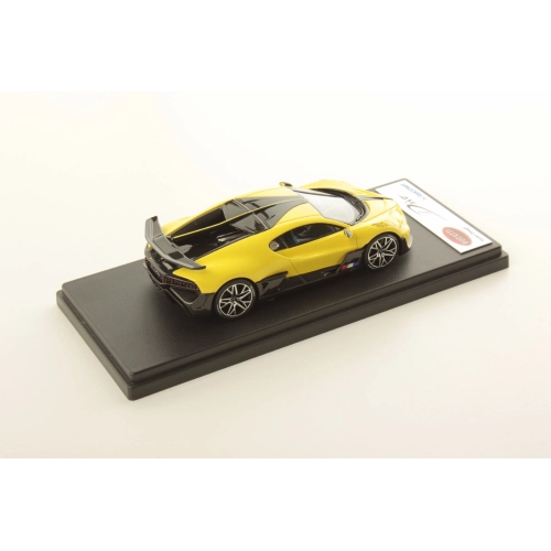 BUGATTI DIVO 2018 GLOSSY YELLOW 1:43 Looksmart Auto Stradali Modellino