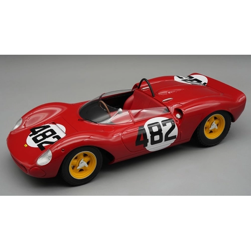 FERRARI 206 DINO SP N.482 WINNER CESANA-SESTRIERE 1965 L.SCARFIOTTI 1:18 Tecnomodel Auto Competizione Modellino