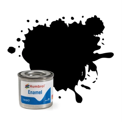 NO.33 BLACK MATT PZ.6 Humbrol Colori ed Accessori Modellino