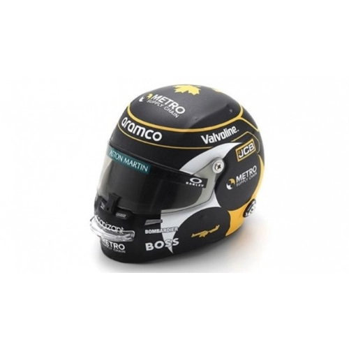 CASCO LANCE STROLL CANADA GP 2024 ASTON MARTIN 1:5 Spark Model Caschi Modellino
