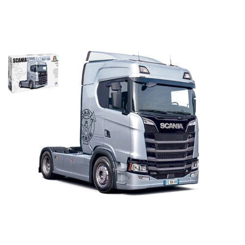 SCANIA S770 4X2 NORMAL ROOF "GREY CAB" KIT 1:24 Italeri Kit Camion Modellino