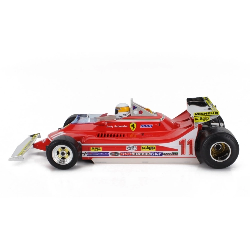 FERRARI 312T4 SHORT TAIL N.11 WINNER MONACO GP 1979 WITH PILOT JODY SCHECKTER WORLD CHAMPION 1:18 Burago Formula 1 Modellino