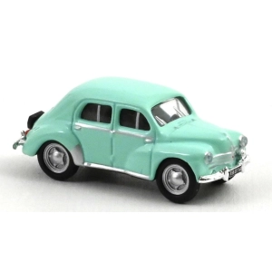 RENAULT 4CV 1955 WATER GREEN 1:87 Norev Auto Stradali Modellino