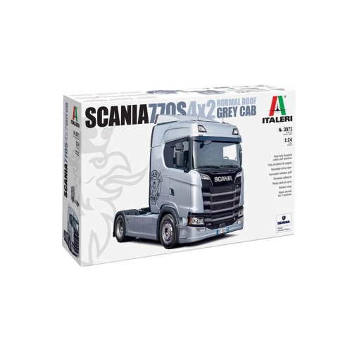 SCANIA S770 4X2 NORMAL ROOF "GREY CAB" KIT 1:24 Italeri Kit Camion Modellino
