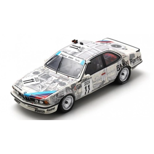 BMW 635 CSI N.11 WINNER 24H SPA 1986 D. QUESTER-TH. TASSIN-A. HEGER 1:43 Spark Model Auto Competizione Modellino
