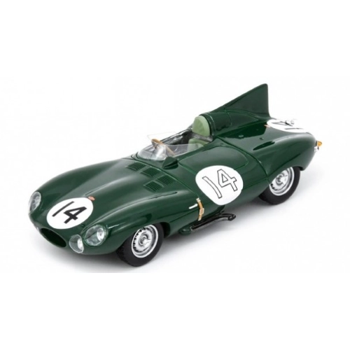 JAGUAR D N.14 2ND LE MANS 1954 T.ROLT-D.HAMILTON 1:43 Spark Model Auto Competizione Modellino