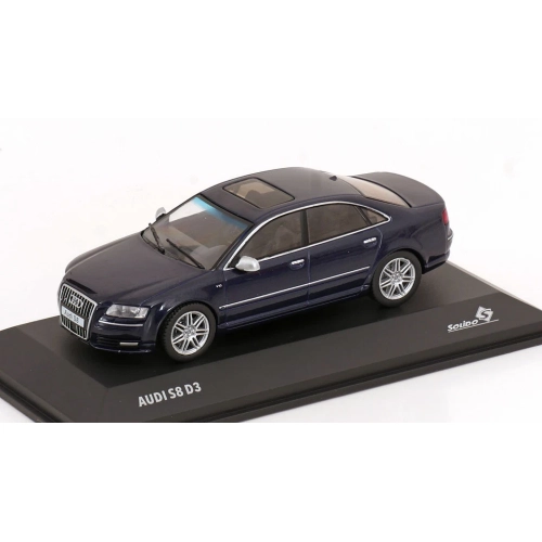 AUDI A8 S8 (D3) 2010 DARK BLUE 1:43 Solido Auto Stradali Modellino