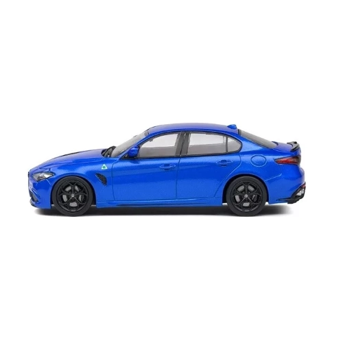 ALFA ROMEO GIULIA QUADRIFOGLIO 2019 BLUE 1:43 Solido Auto Stradali Modellino