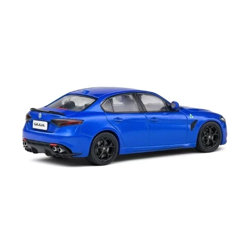 ALFA ROMEO GIULIA QUADRIFOGLIO 2019 BLUE 1:43 Solido Auto Stradali Modellino